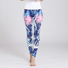 Load image into Gallery viewer, Flower Style Yoga Pants